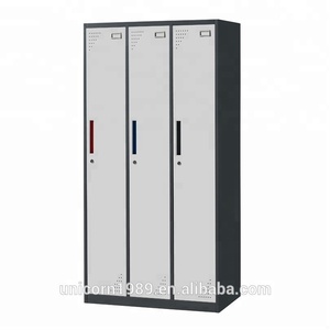 Giá Rẻ Giá Bán Buôn Durable Lạnh Thép Tủ Quần Áo Kết Hợp Phòng Tập Thể Dục Locker Nhân Viên Locker Phòng 3 Cửa Kim Loại Tủ Quần Áo Tủ - Product Image 6