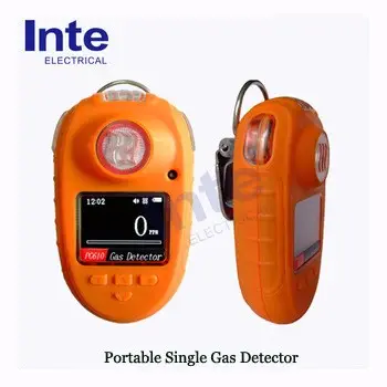 Taşınabilir gaz dedektörü H2S PG610 hidrojen sülfür sızıntı alarmı el gaz sayacı 0100ppm