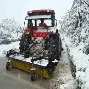 Hoge Kwaliteit tractor 3 hefinrichting sneeuw bezem veegmachine, tractor sneeuw veegmachine