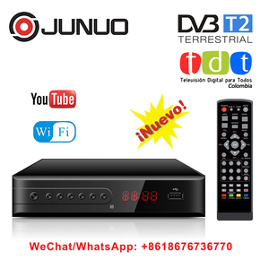 Fábrica HD DVB-T2 TV receptor <span class=keywords><strong>TDT</strong></span> <span class=keywords><strong>decodificador</strong></span> para Colombia con WiFi YouTube - Product Image 3