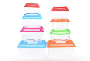 Tanque de peixes de plástico para tartaruga, tanque de peixe <span class=keywords><strong>betta</strong></span> ao vivo - Product Image 5