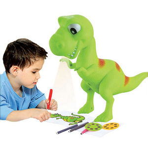 Pre School 2 in 1 Toy <strong>Dinosaur</strong> Projector <strong>Painting</strong> for Kids - Product Image 1