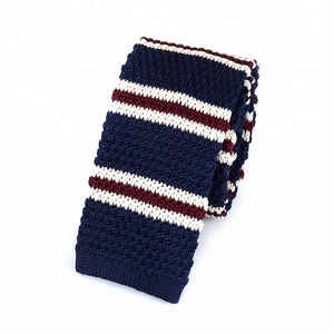 <span class=keywords><strong>Cravate</strong></span> en <span class=keywords><strong>tricot</strong></span> de <span class=keywords><strong>soie</strong></span> 100% à rayures personnalisées de haute qualité pour homme - Product Image 2