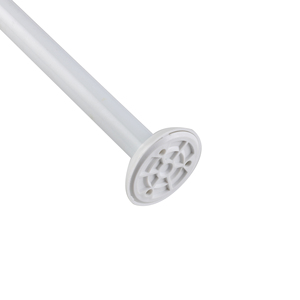 QJMAX Asta per Tenda <span class=keywords><strong>Doccia</strong></span> <span class=keywords><strong>Angolare</strong></span> a L Ecologica (Alluminio/Acciaio Inossidabile) - Product Image 2