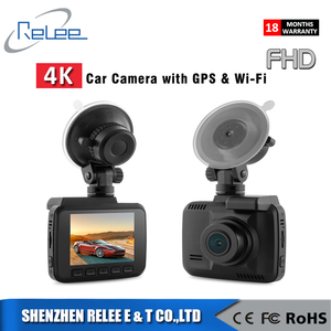 360 degrés vue arrière dvr 4 k 1080 p vision nocturne mini gps wifi double de voiture dash caméra cam - Product Image 5