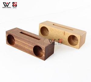 Soporte amplificador pasivo de madera Natural, altavoz de madera para sistema de cine en casa - Product Image 1