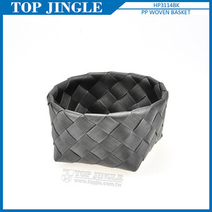 Panier de couleur kaki Rectangle Design habile - Product Image 2