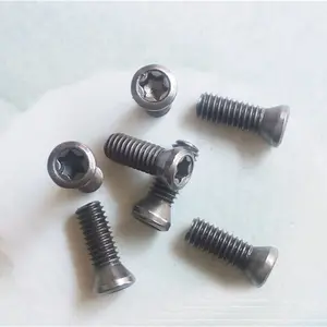 M1.8 M2 M2.3 Sekrup Torx, untuk Sisipan Karbida Alat Bubut CNC