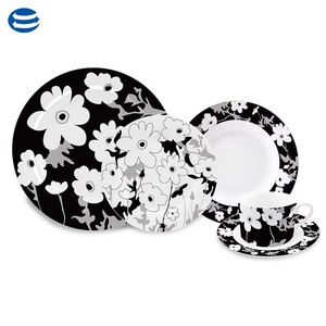 30pcs European Style Porcelain <strong>Dinnerware</strong> <strong>Set</strong> <strong>6</strong> Porcelain Tableware Plant Minimalist Hotel/Home <strong>Dinnerware</strong> <strong>Sets</strong> Food Contact - Product Image 3