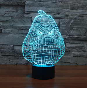 3D ilusión óptica acrílico lámpara de escritorio led base de <span class=keywords><strong>luz</strong></span> de noche - Product Image 3