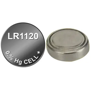 공장 생산 뜨거운 판매 코인 배터리 유형 AG8/LR1120 1.5V 50mAh 알카라인 버튼 셀 시계 배터리