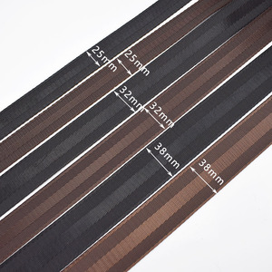 Deepeel RD122 25/32/38mm 의류 재봉 액세서리 블랙 폴리 에스터 웨빙 소재 나일론 시트 벨트 웨빙
