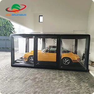 Cubierta inflable de alta calidad para coche, tienda de burbujas inflable transparente de PVC para publicidad para cubierta de coche