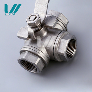 Áp lực thấp thép không gỉ nữ chủ đề <span class=keywords><strong>3</strong></span> cách bóng van NPT bspp bspt - Product Image 3