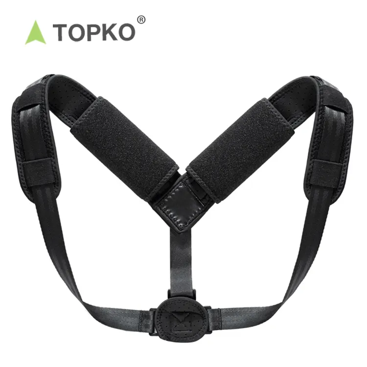 TOPKO Postur Dukungan dengan Ketiak Pad Adjustable Kembali Brace Postur Korektor
