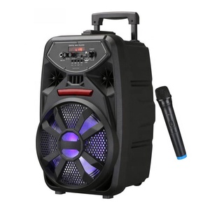 Ega Audio 8 pollice Scatola Della Tailandia MS Multimedia Outdoor Pa Sistema di Karaoke Portatile Trolley Altoparlante - Product Image 1