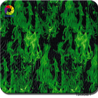 Tsautop crâne & flamme d'impression par transfert d'eau, aqua impression liquide image film d'impression