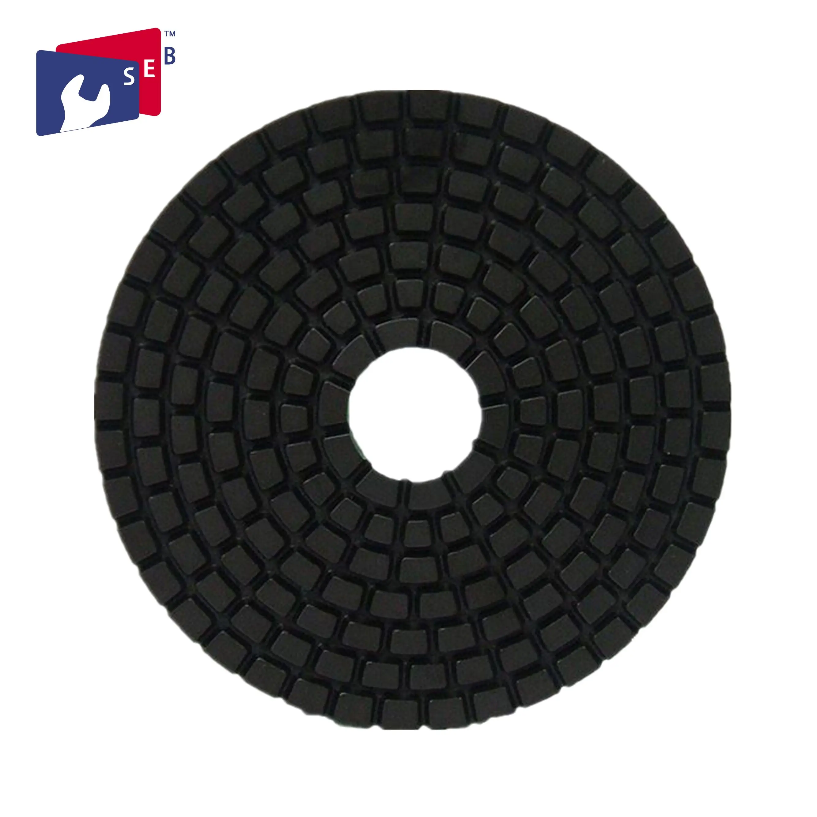 3 "Wet Diamond Polishing Pad Black Buff