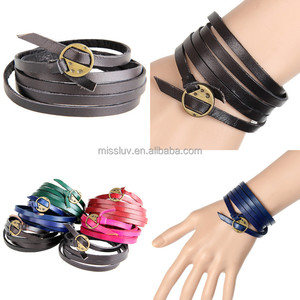 <span class=keywords><strong>Bracelet</strong></span> en <span class=keywords><strong>cuir</strong></span> véritable haut de gamme avec inscription estampée, <span class=keywords><strong>bracelet</strong></span> en <span class=keywords><strong>cuir</strong></span> de vache à 5 couches avec inscription estampée - Product Image 3