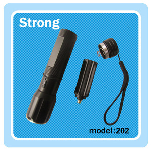 Anodisation fini Led <span class=keywords><strong>police</strong></span> <span class=keywords><strong>lampe</strong></span> de poche - Product Image 5