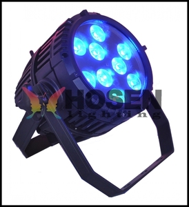 RGBWA UV batería recargable accionado DMX inalámbrico llevó plana par / potencia de la batería LED par luz - Product Image 3