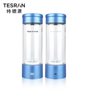 2024 Portable Glass Hydrogen Water Bottle Alkaline Ionizer For Car/RV Use Filtered Drinking Water Rich In Electrons