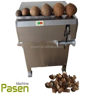 Machine de traitement de noix de coco décortiquée complète pour enlever la coquille dure brune