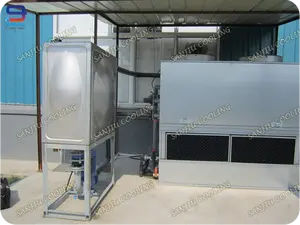 Cooling Tower Manufacturer 24 Ton High Efficiency Closed Cooling Tower For Induction Furnaces