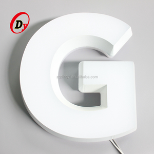 conception personnalisée professionnel acrylique mini canal lettrage signe bord éclairé led lumineux lettres pour signes - Product Image 3