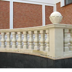 Moderne Outdoor Tuin Ontwerp Trap Leuning Marmeren Steen Balustrade Voor Verkoop