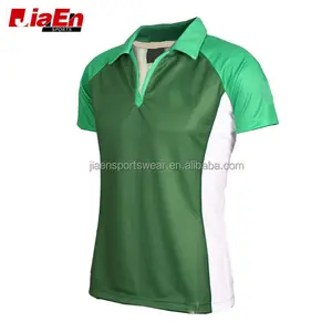 कस्टम नई डिजाइन उच्च गुणवत्ता टीम खेल mens क्लब हरे रंग सफेद क्रिकेट टीम की जर्सी के साथ कम कीमत