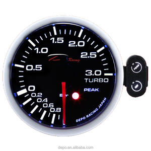 มาตรวัดแรงเทอร์โบ PK-SC 7สี,เกจวัดเพิ่มแผงควบคุมระบบสัมผัสมอเตอร์สเต็ปเปอร์เกจวัดความเร็วสูง52มม. 3BAR 7สี - Product Image 2