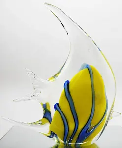 かわいい色のユニークな装飾手吹きガラス魚