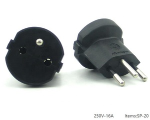 Adaptateur de prise secteur LEISHEN France Allemagne vers <span class=keywords><strong>Suisse</strong></span>, adaptateur de voyage secteur AC - Product Image 5