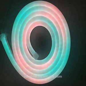 Thay Đổi Màu 5V 12V 24V RGB Kỹ Thuật Số DMX Led Flex Rope Đèn Neon - Product Image 4