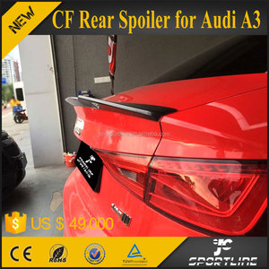 Jc Sportline caliente A3 fibra de carbono trasero Spoiler baul Wing para Aud <span class=keywords><strong>i</strong></span> 2013UP - Product Image 1