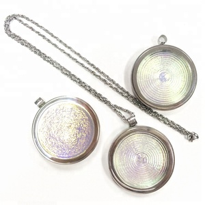 Pendentifs Mini <span class=keywords><strong>Alpha</strong></span> <span class=keywords><strong>Spin</strong></span> à Ions Négatifs Colorés pour la Beauté et la Santé / Collier Énergétique Charmant - Product Image 2