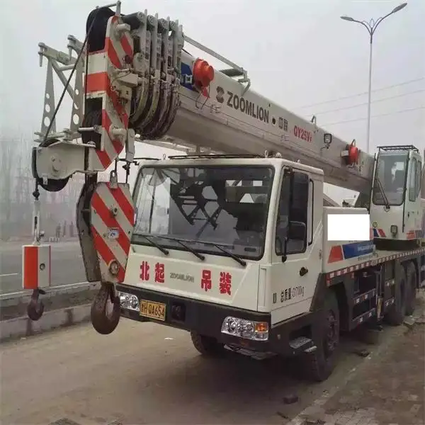 China Top brand ZOOMLION QY25V 25 ton gebruikt truck kraan