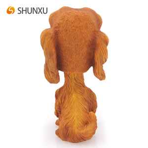Mini tête de jardin jouet, ornements de <span class=keywords><strong>chien</strong></span> en 3d, décoration de voiture, ensemble Irish, tableau de bord, décoration de <span class=keywords><strong>chien</strong></span>, bohème - Product Image 3
