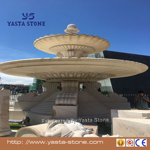 Fontaine d'eau grise de jardin chinois, pour centres commerciaux, décoration - Product Image 4