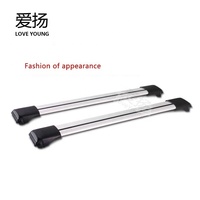 LOVEYOUNG AY-006B Barre de toit double étage en aluminium 4x4 avec barre transversale, capacité de charge 150 kg, ajustement universel