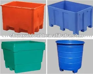 rotomolding plastic pallet bin, pallet container