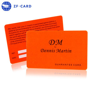 ใบรับประกันเพชร ใบรับประกันการรับประกัน บัตรพีวีซี - Product Image 6