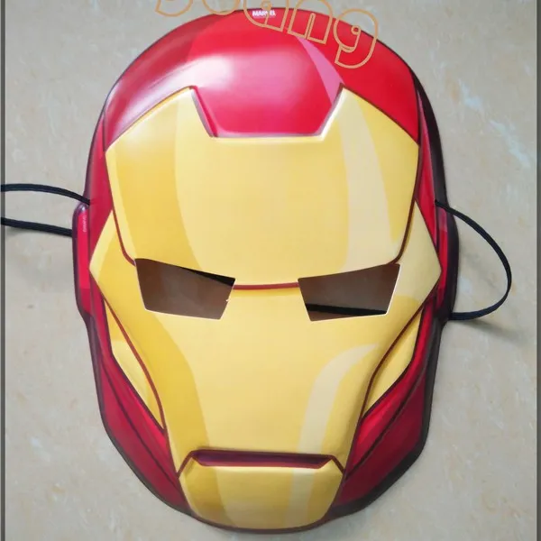 Cartoon eroe iron man mask giocattoli per bambini di disegno del partito maschera per il viso