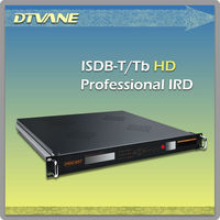 DMB-9040 IRD professionnel GPS 1pps+10Mhz avec horloge intégrée, décryptage CI, tuner 10MHz, entrée IP ASI, décodeurs TV par câble IP