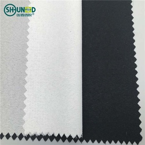 Trung Quốc Nhà Cung Cấp Cho May Mặc Enzyme Rửa Đôi Dot <span class=keywords><strong>PA</strong></span> Lớp Phủ 30D Máy Bay Phản Lực Nước Thấp Căng Đồng Bằng Dệt Dệt Fusible Interlining - Product Image 2