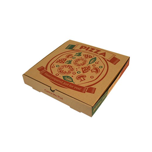 Prendere Fuori di Carta Kraft Personalizzato Pizza Scatole di Imballaggio Con Stampa del Logo - Product Image 5
