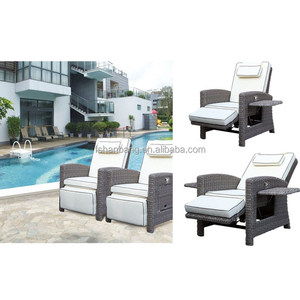 Sedia <span class=keywords><strong>da</strong></span> Pranzo Reclinabile <span class=keywords><strong>in</strong></span> Rattan con <span class=keywords><strong>Tavolo</strong></span> - Product Image 1