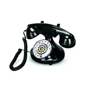 Manopola rotativa di plastica classico telefono antico