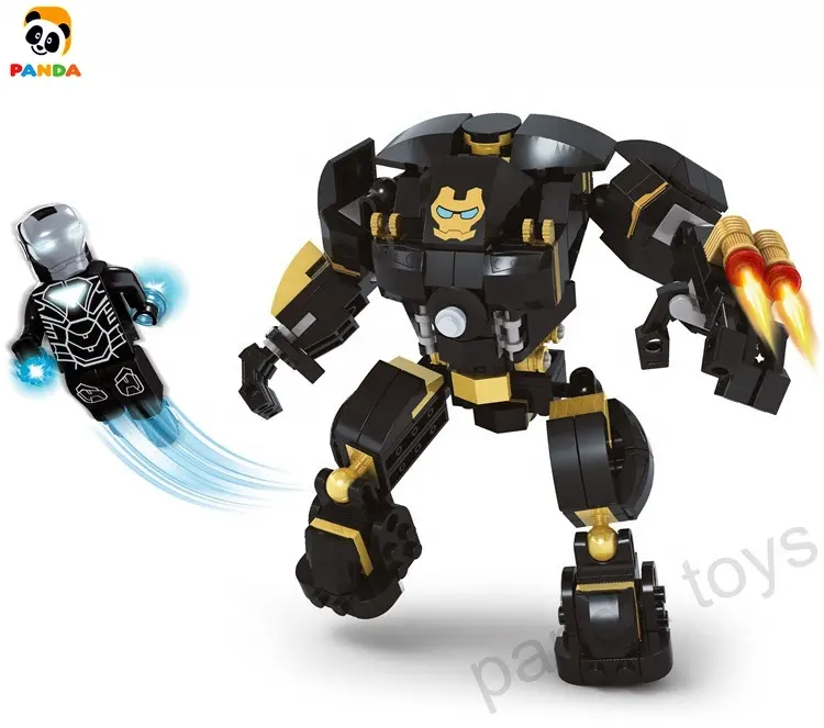 DIY Mainan Super Hero Robot Pertempuran Blok Kreatif Blok Bangunan Seri Super Permainan untuk Anak-anak Heroik Mimpi Superstar Mainan PA02131